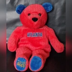 Salvino’s Bammer Team Set 2000 Atlanta Braves Greg Maddux 31 Plush Beanie - EUC